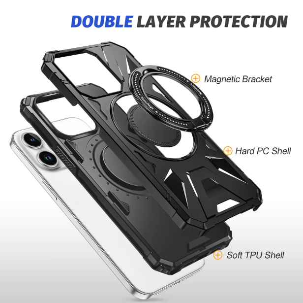 Magicjohn Drop Proof Rugged Protective Cell Phone Case
